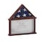 Flash Furniture Quincy Flag and Certificate Display Case, Solid Pine Wood Flag Shadow Box, Mahogany Finish HMHD-22M192Y-MHG-GG - alternate 1